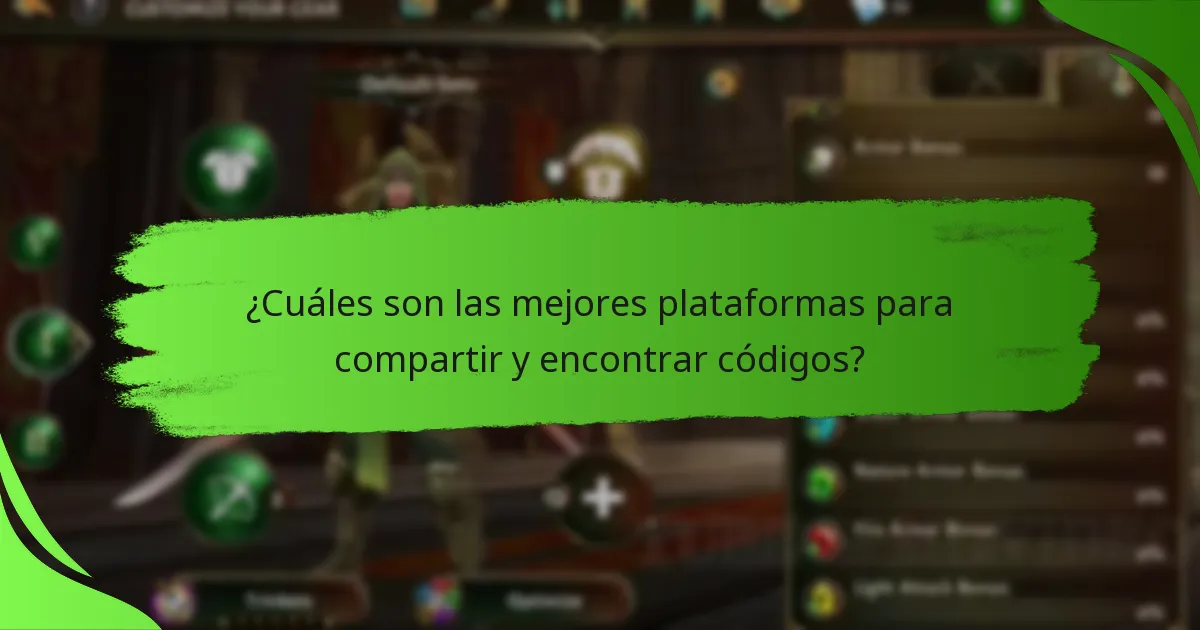 ¿Cuáles son las mejores plataformas para compartir y encontrar códigos?