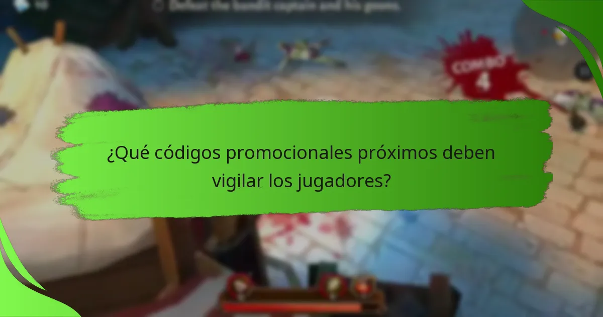 ¿Qué códigos promocionales próximos deben vigilar los jugadores?